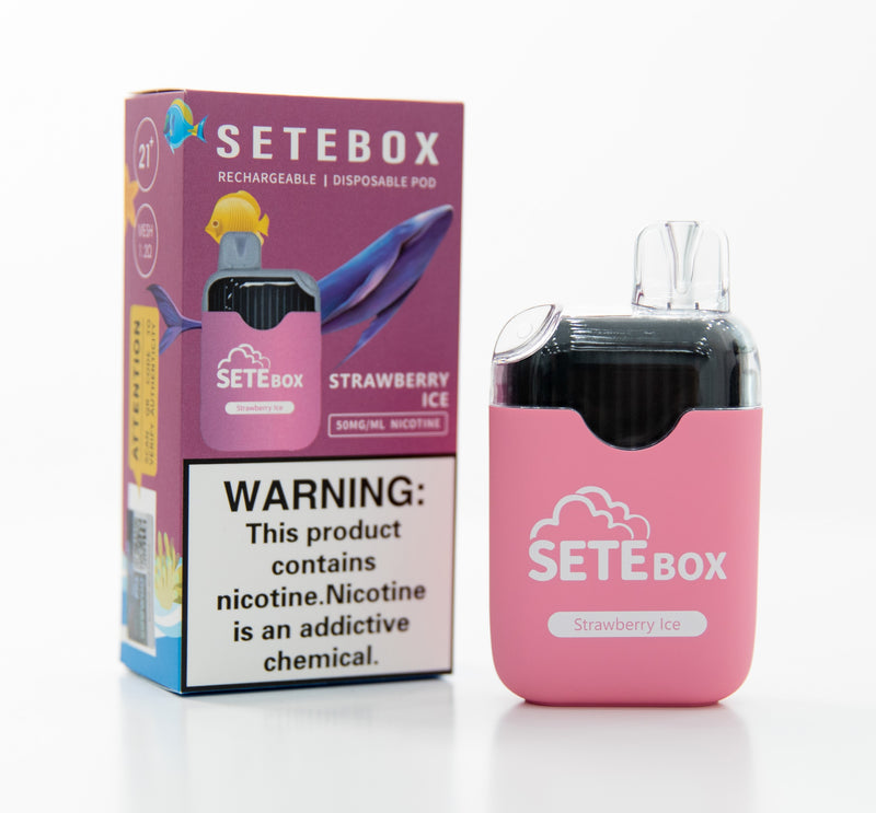 SETE BOX TRUNK Rechargeable Disposable Vape 7500 Puffs 550mAh MESH