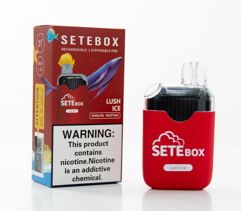 SETE BOX TRUNK Rechargeable Disposable Vape 7500 Puffs 550mAh MESH Coil